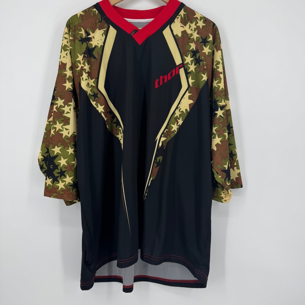 Thor Motocross 3/4 Sleeve Jersey Men's XXL Long Sleeve MX Shirt Y2K 2008
